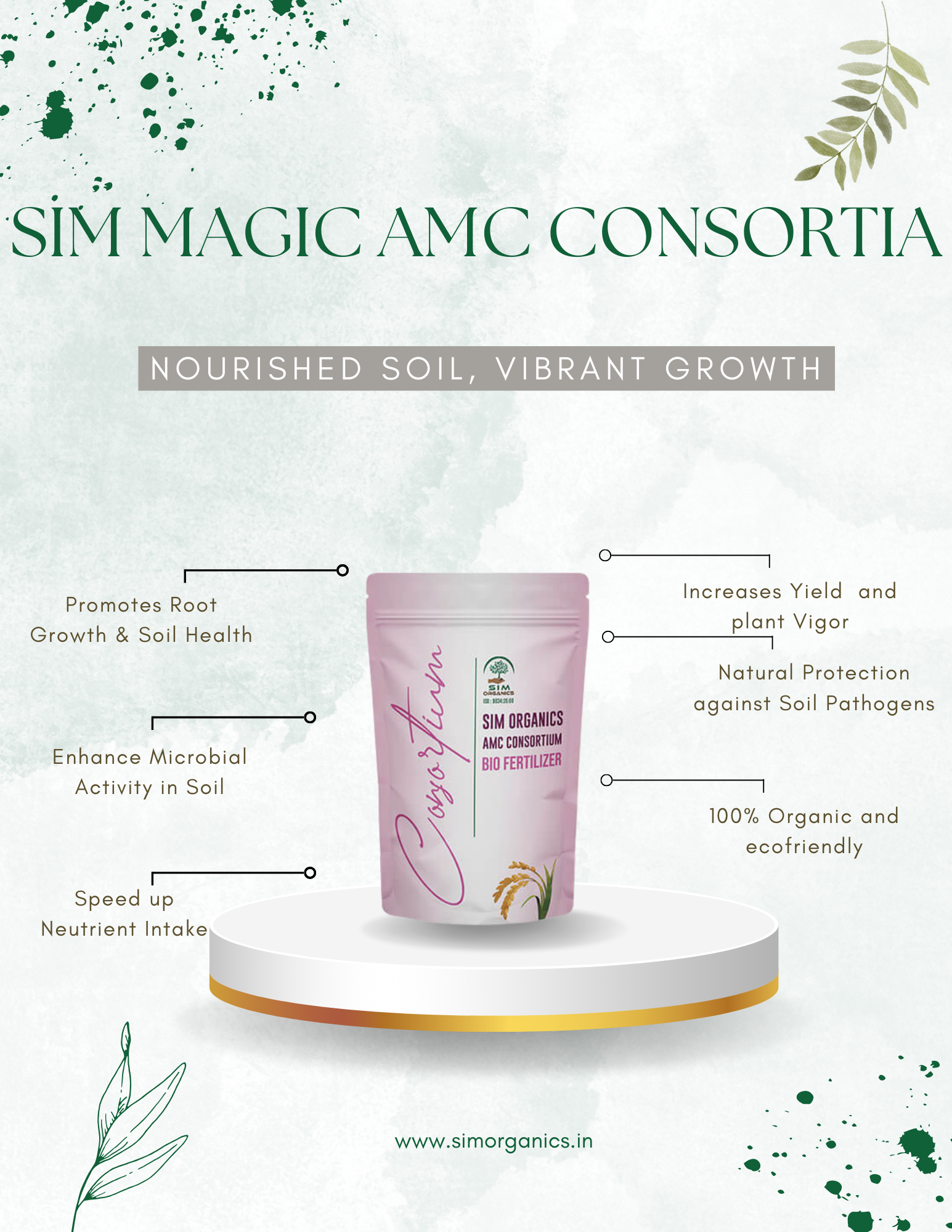 SIM Magic – All-in-One Liquid Biofertilizer for Plants (Powder)