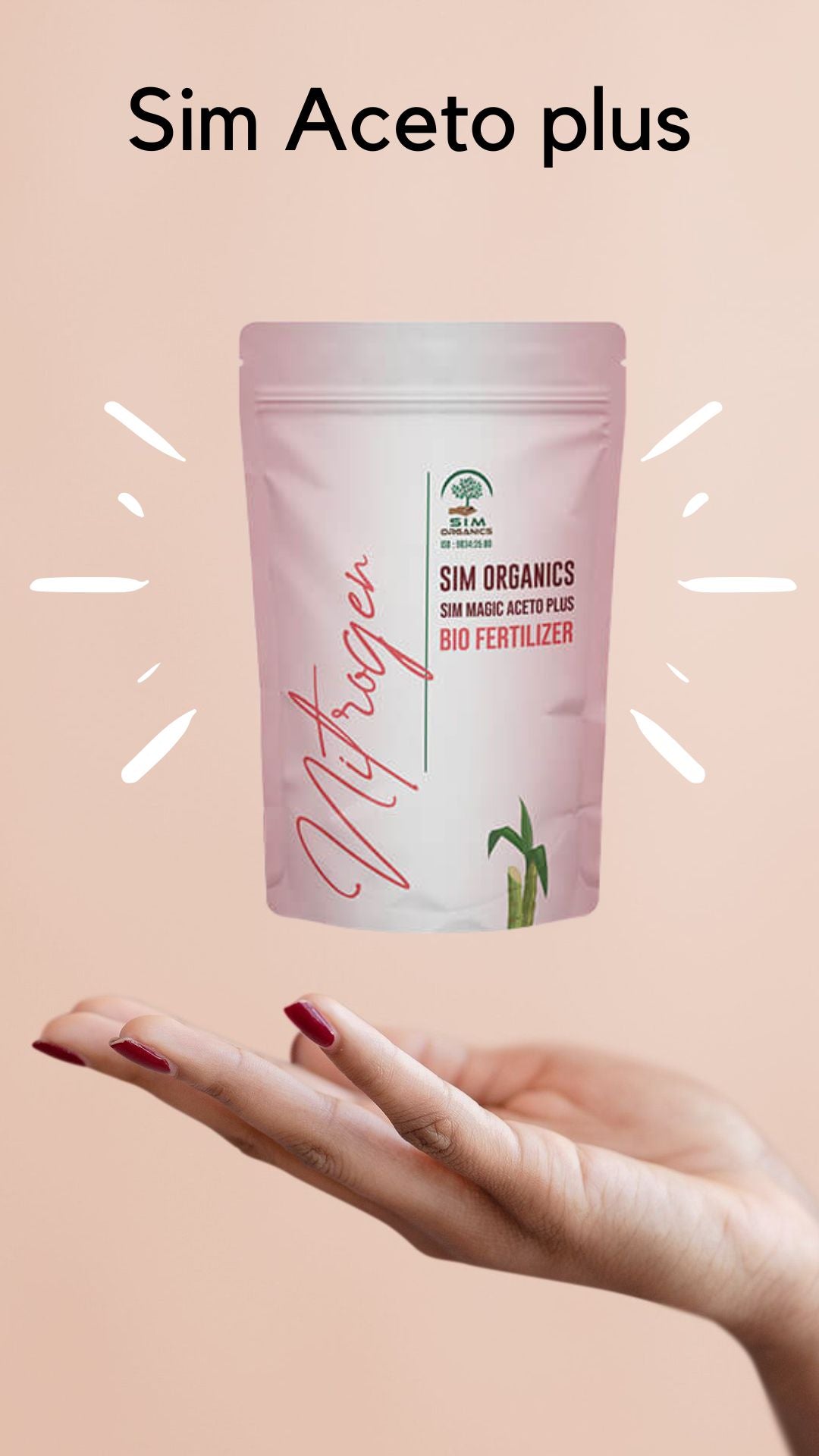 SIM Aceto Plus – Acetobacter Biofertilizer for Nitrogen Fixation(Powder)
