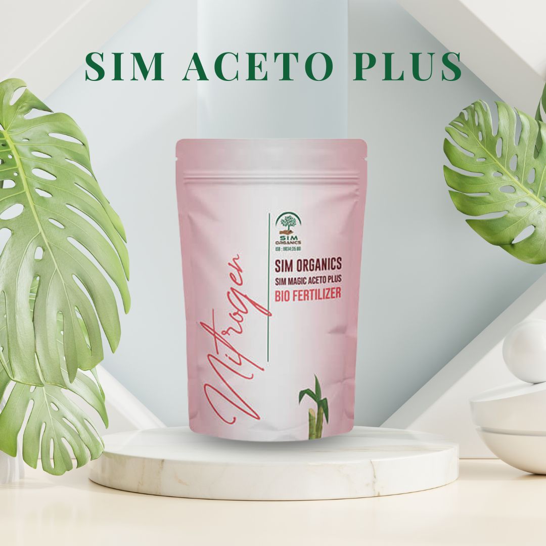 SIM Aceto Plus – Acetobacter Biofertilizer for Nitrogen Fixation(Powder)