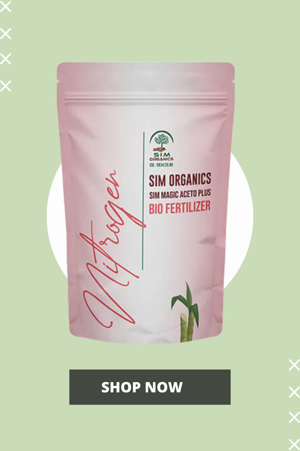 SIM Aceto Plus – Acetobacter Biofertilizer for Nitrogen Fixation(Powder)