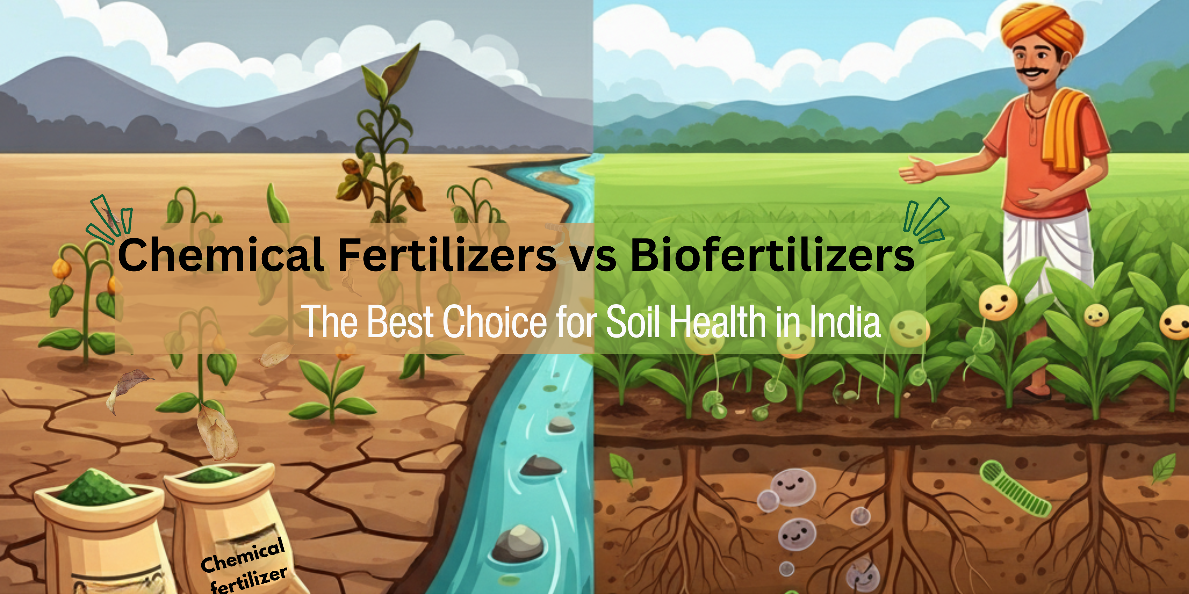 Biofertilizers vs Chemical Fertilizers: The Best Choice for Soil Health in India