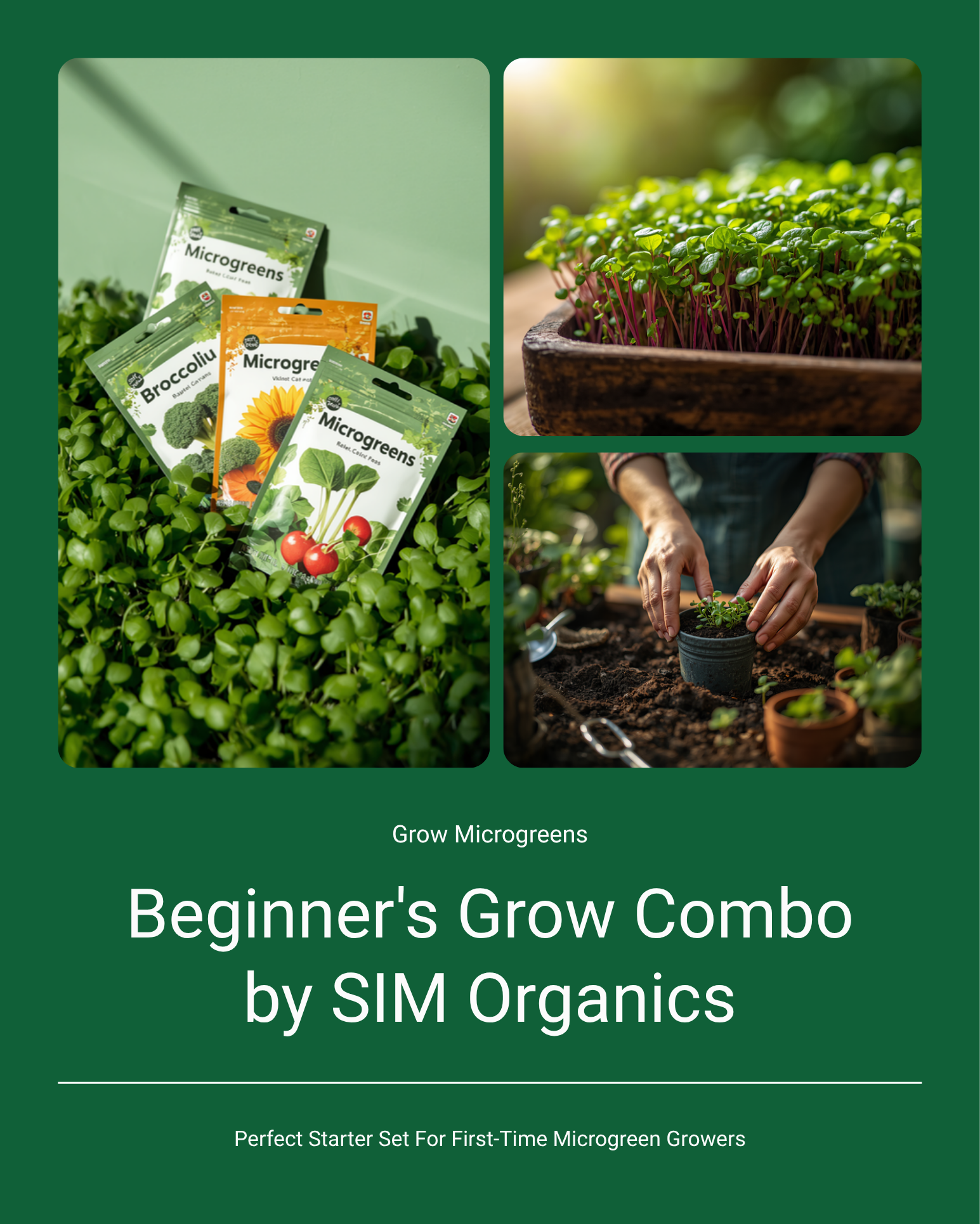 Beginner's Grow Combo by SIM Organics