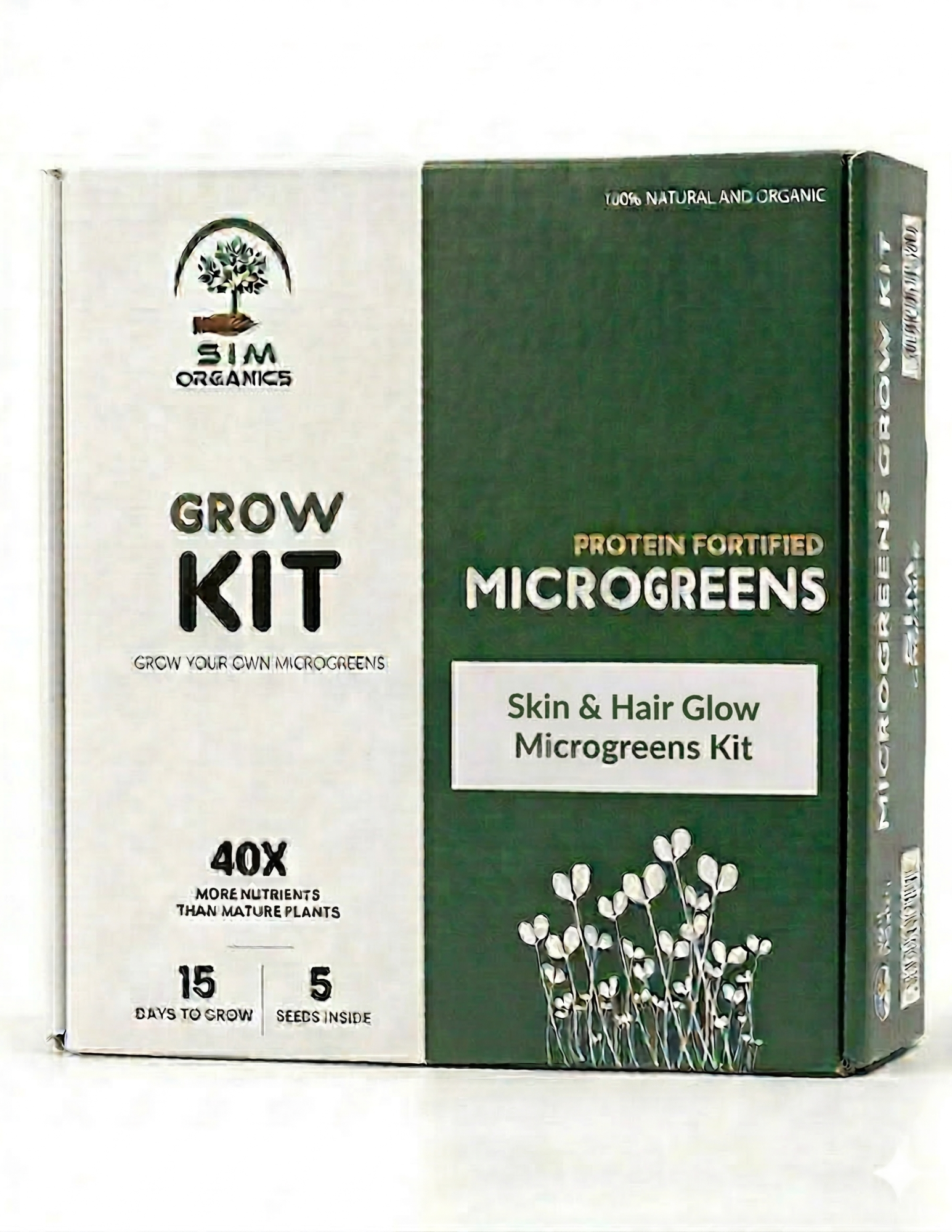 SIM – Skin & Hair Glow Microgreens Kit