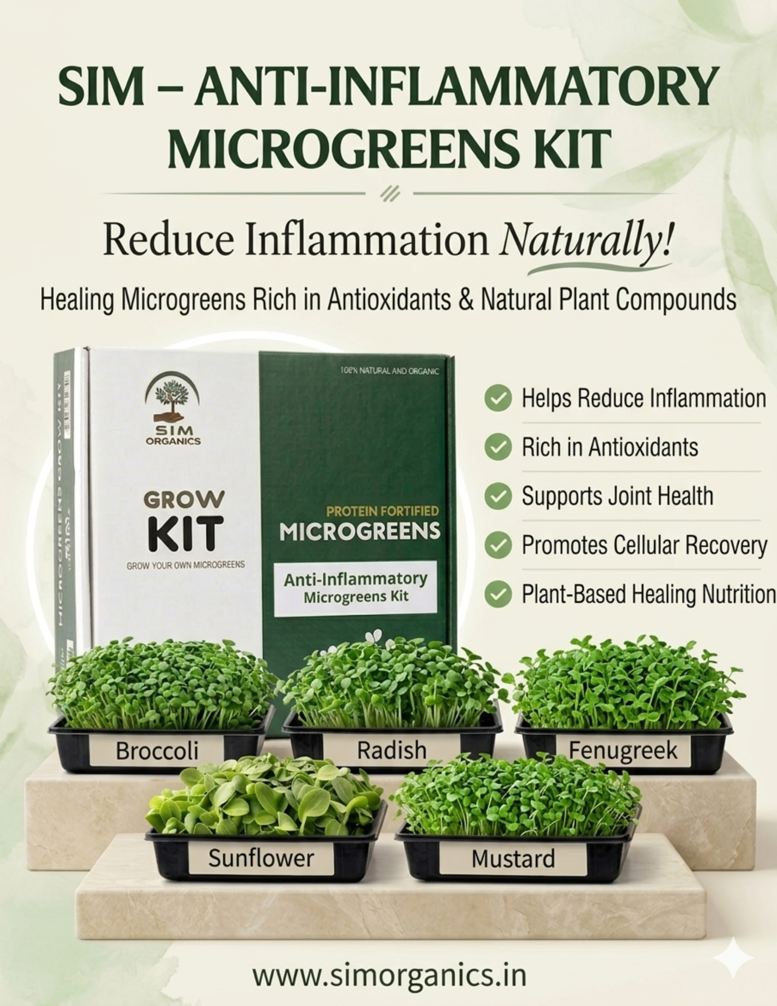 SIM Anti-Inflammatory Microgreens Kit