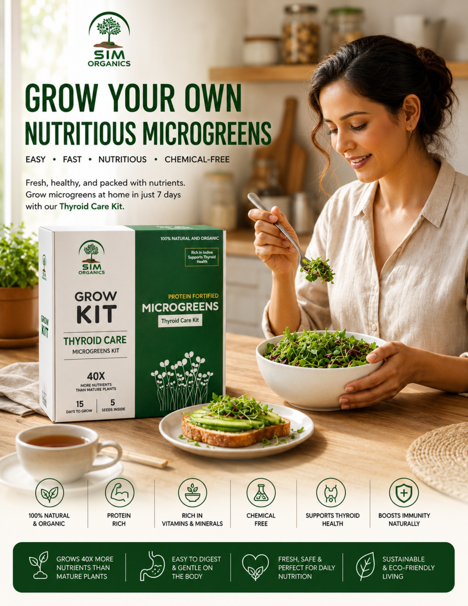 SIM Thyroid Care Microgreens Kit