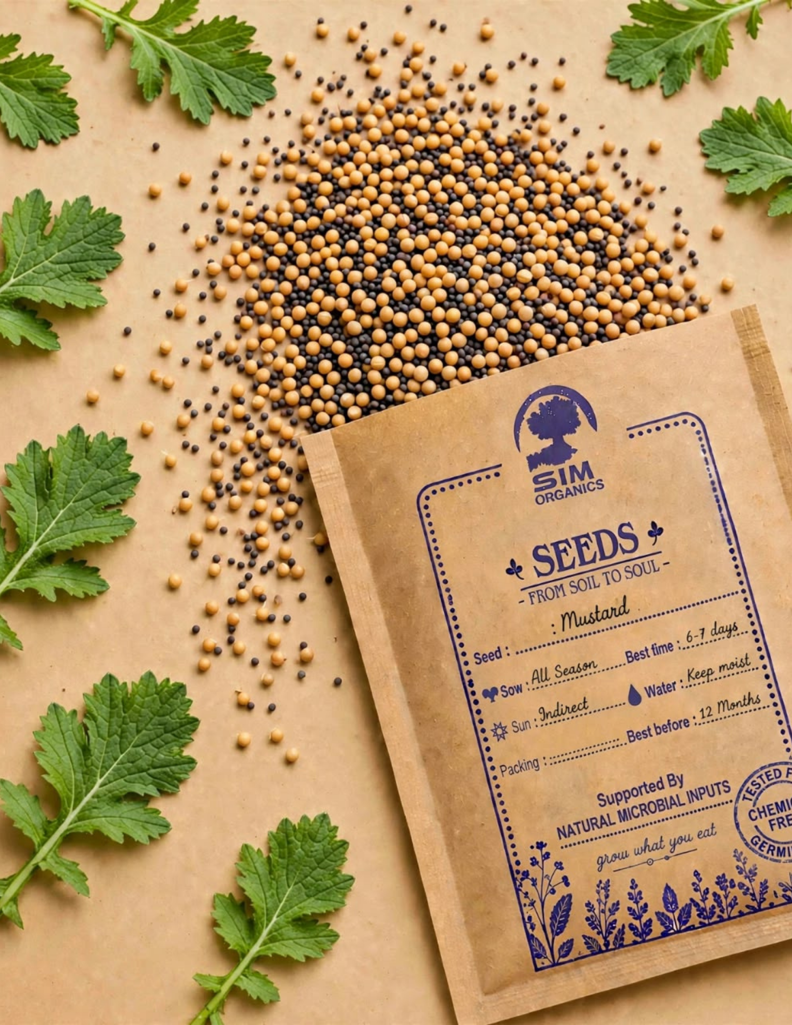 Mustard Microgreen Seeds – SIM Organics