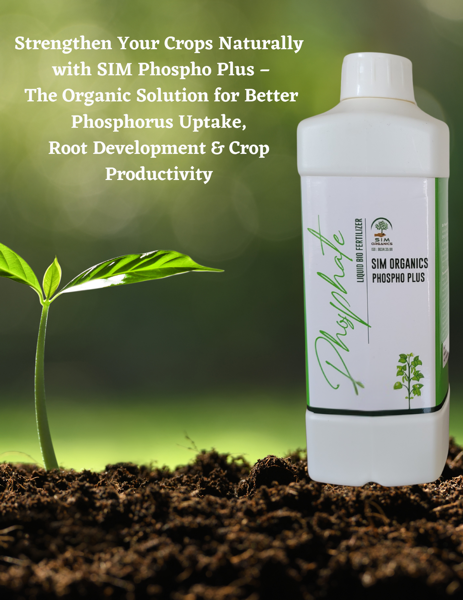 SIM Phospho Plus (Liquid Biofertilizer)