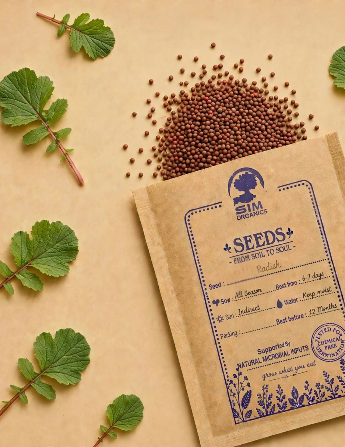 Radish Microgreen Seeds – SIM Organics