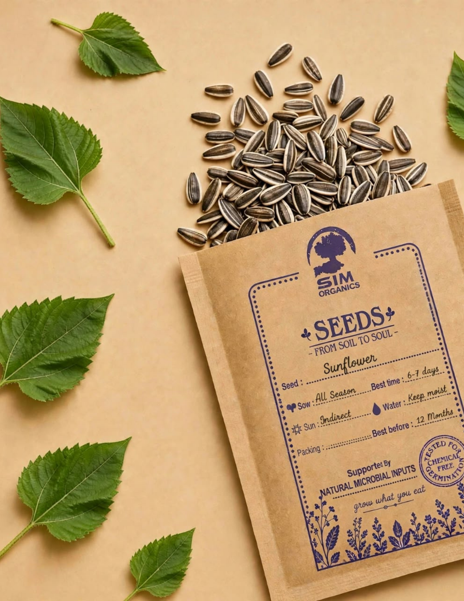 Sunflower Microgreen Seeds – SIM Organics