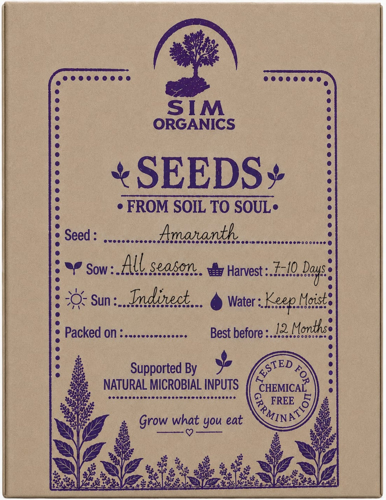 Amaranth Microgreens Seeds