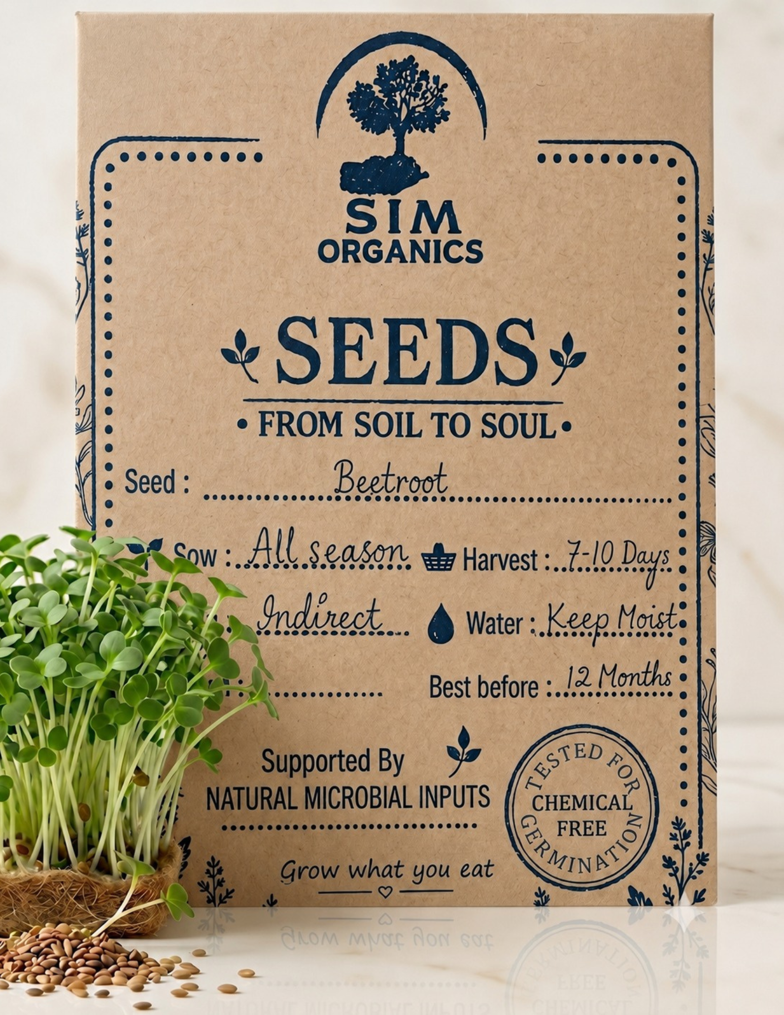 Beetroot Microgreen Seeds – SIM Organics