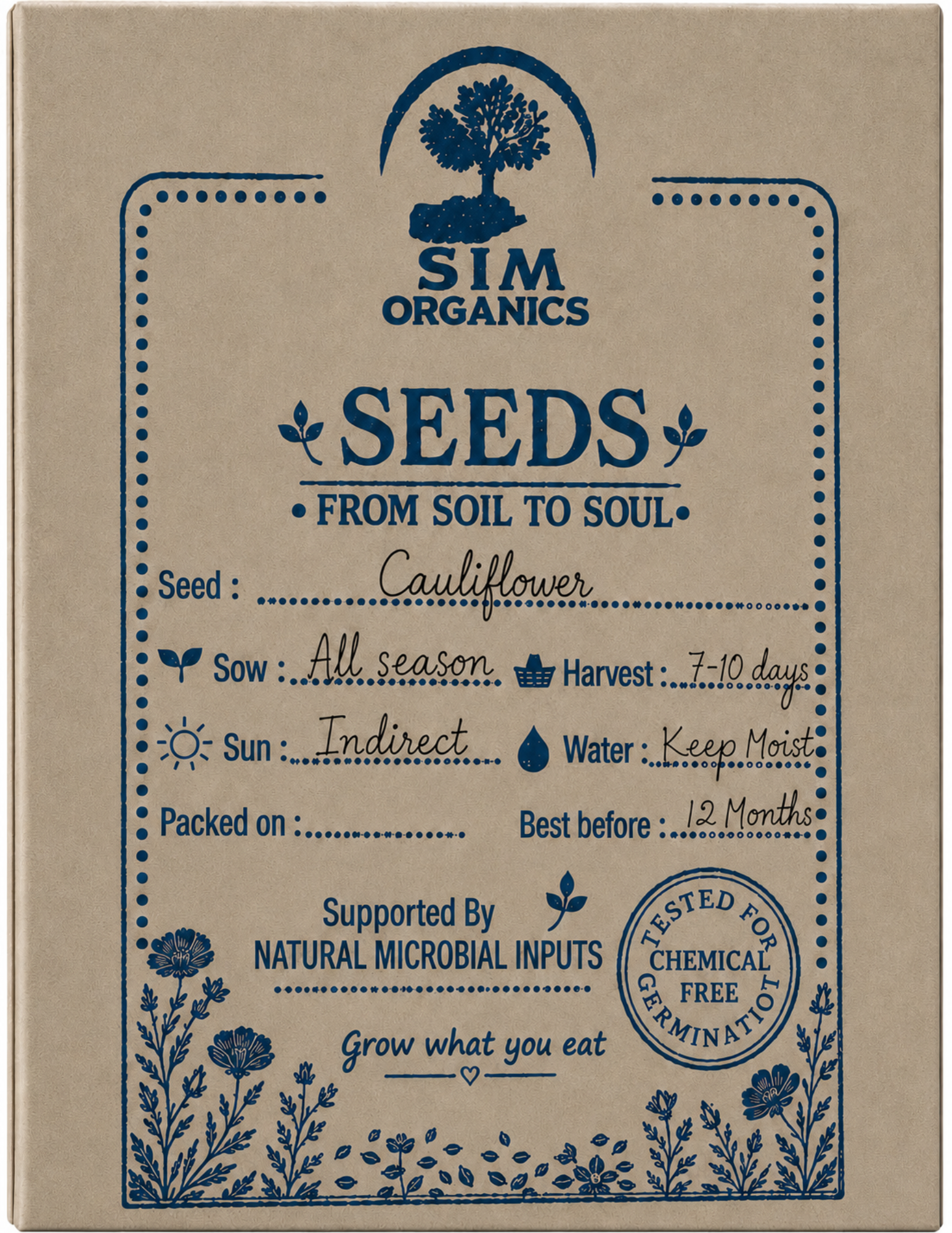 Cauliflower Microgreens Seeds