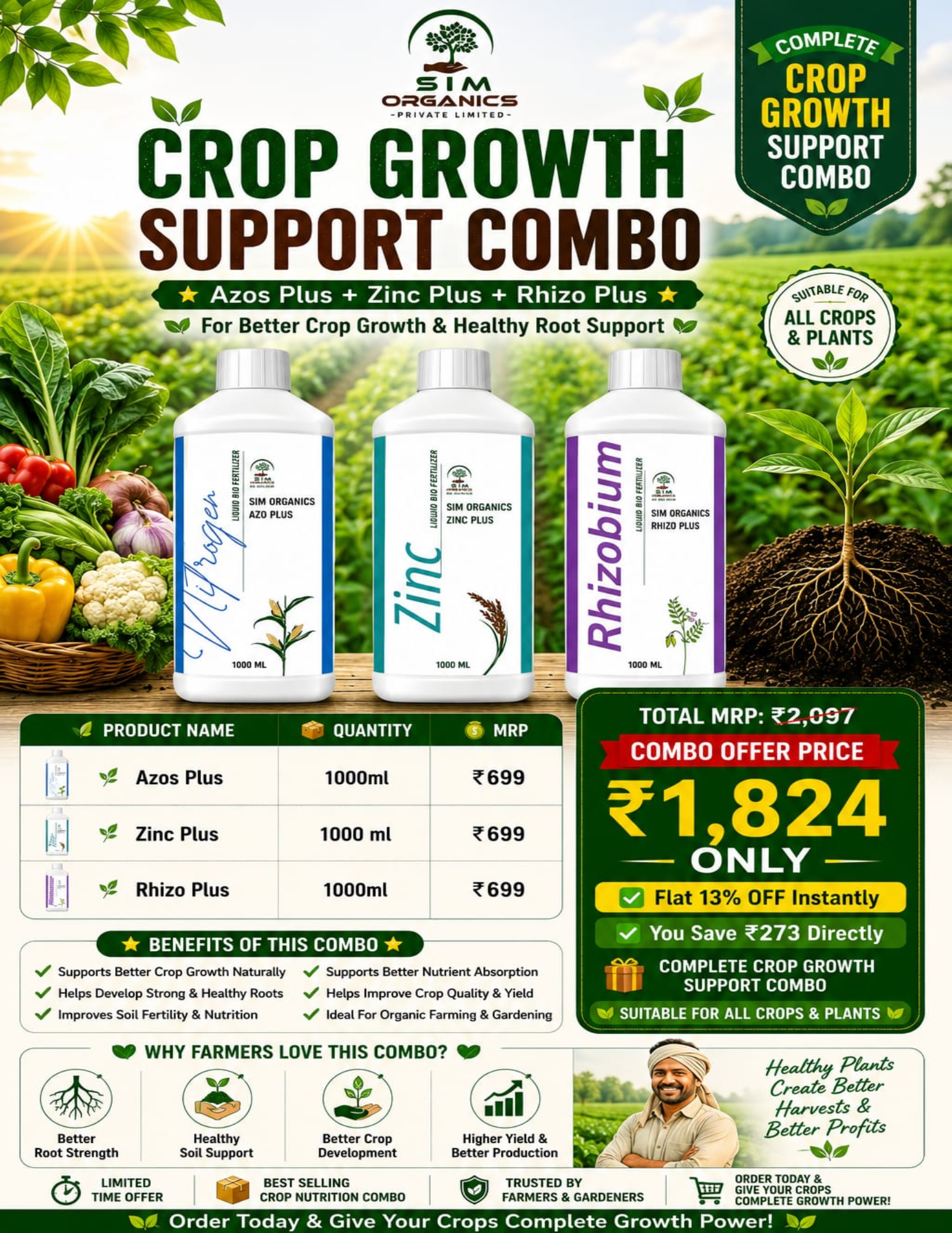 CROP GROWTH SUPPORT COMBO 