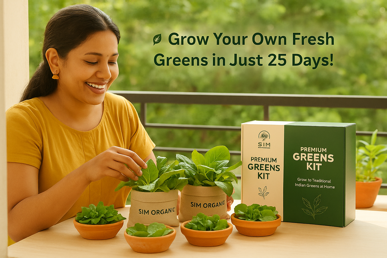 Sim Organics- Premium Greens Kit