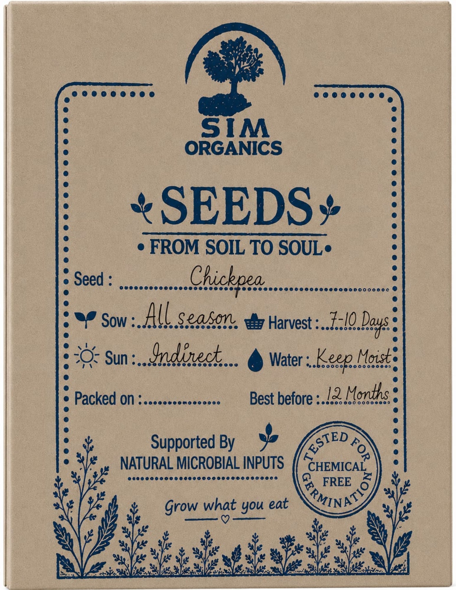 Chickpea Microgreens Seeds