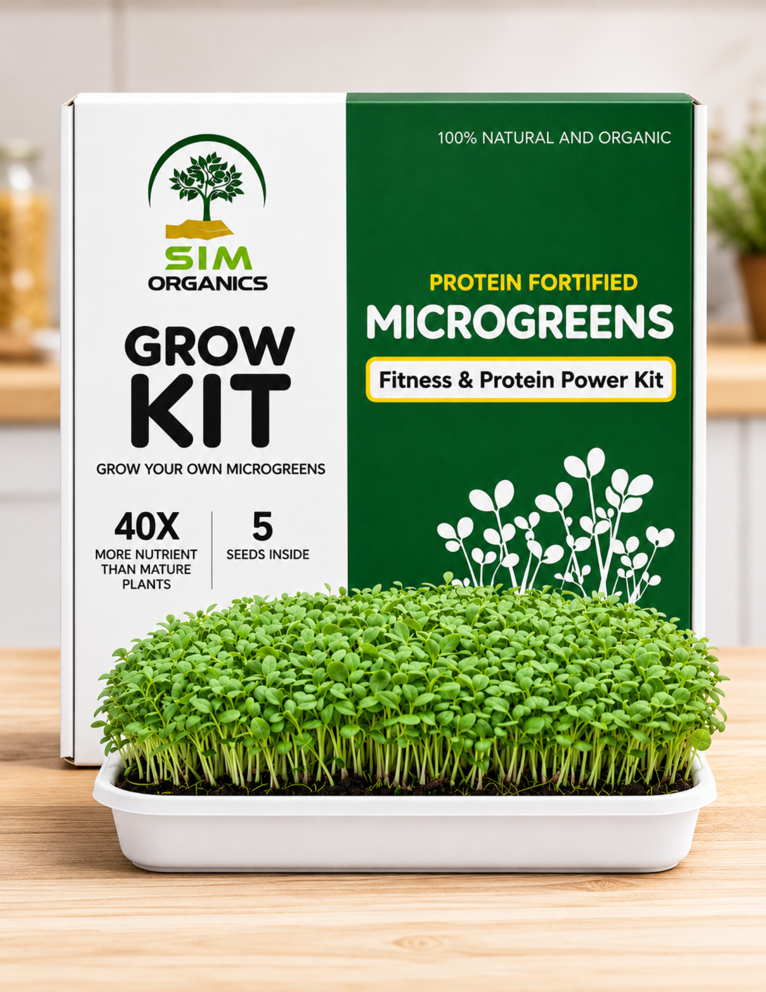 SIM – Protein Power Microgreens Kit