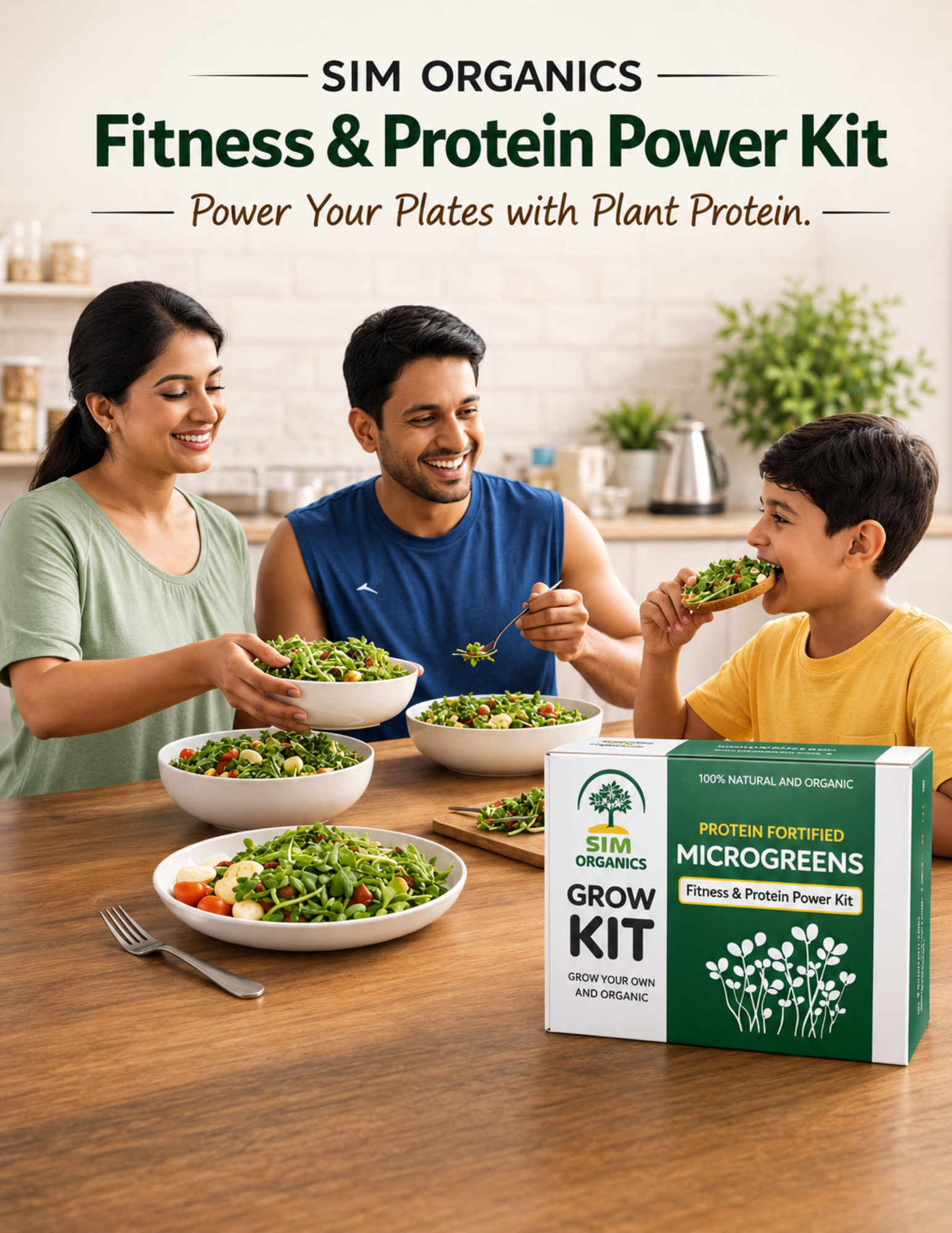 SIM – Protein Power Microgreens Kit