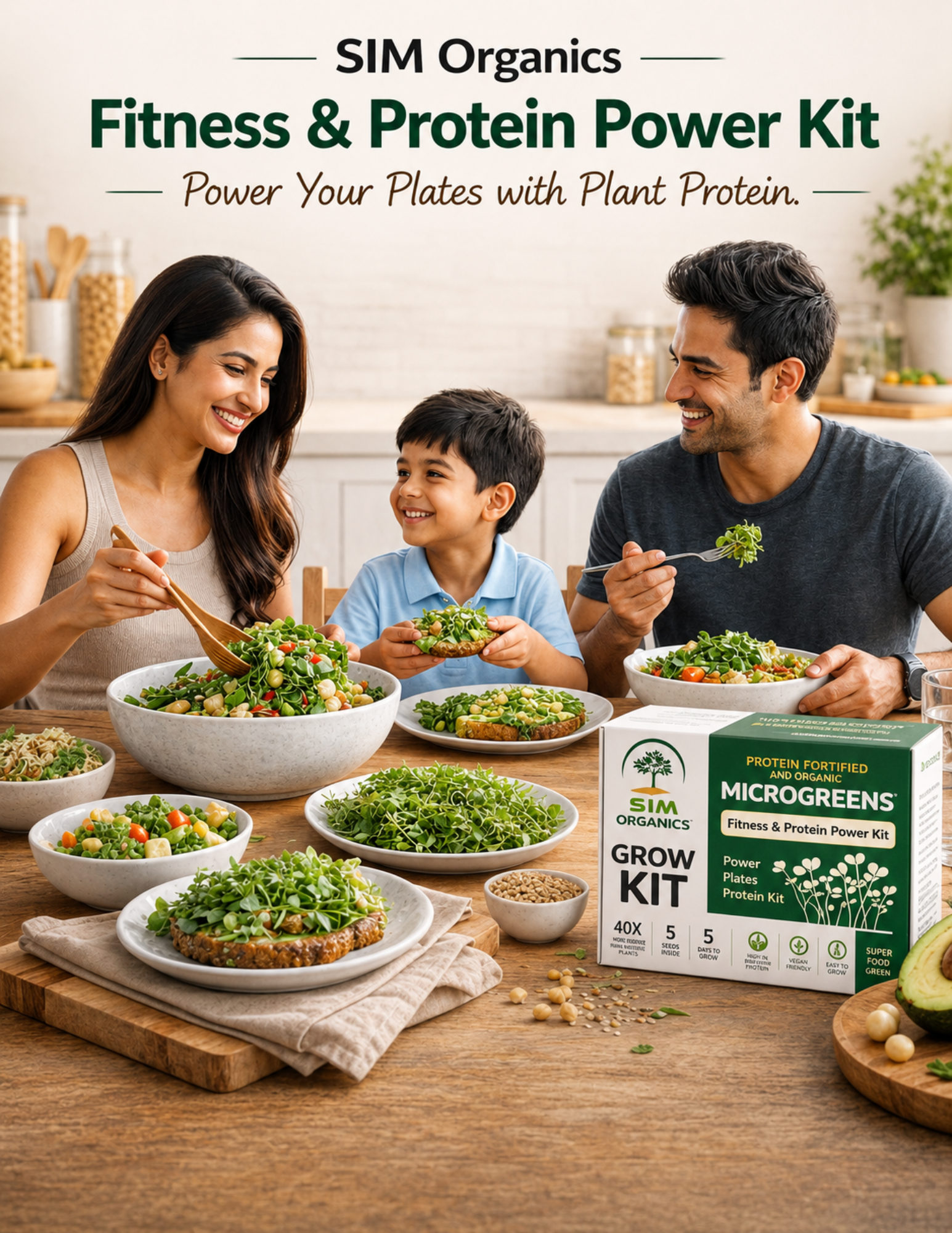 SIM – Protein Power Microgreens Kit
