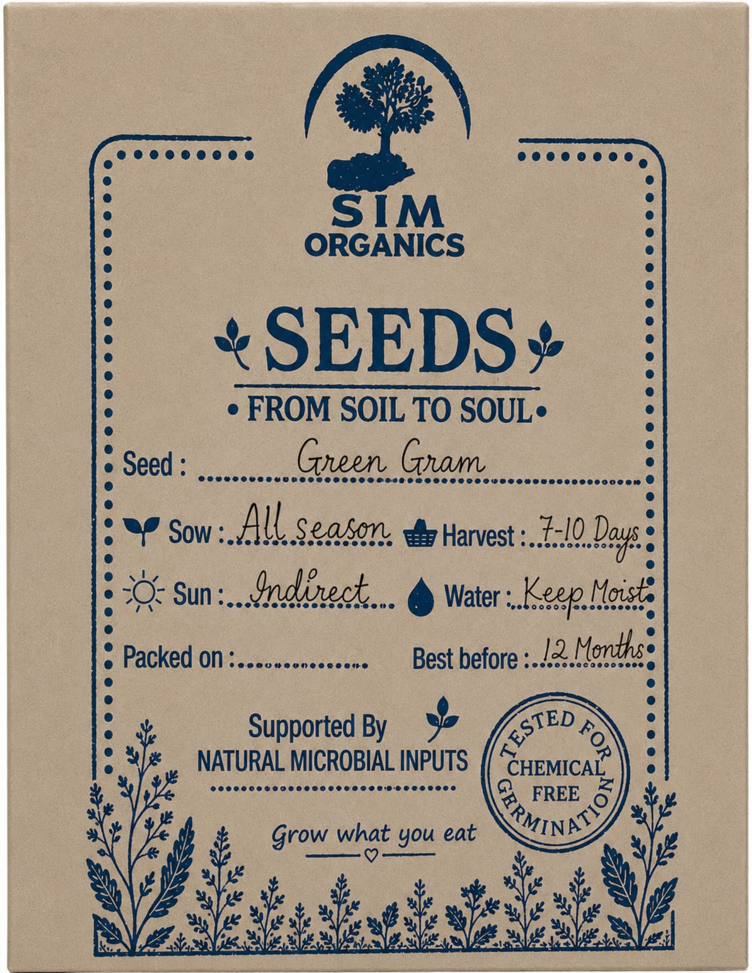 Green Gram Microgreens Seeds