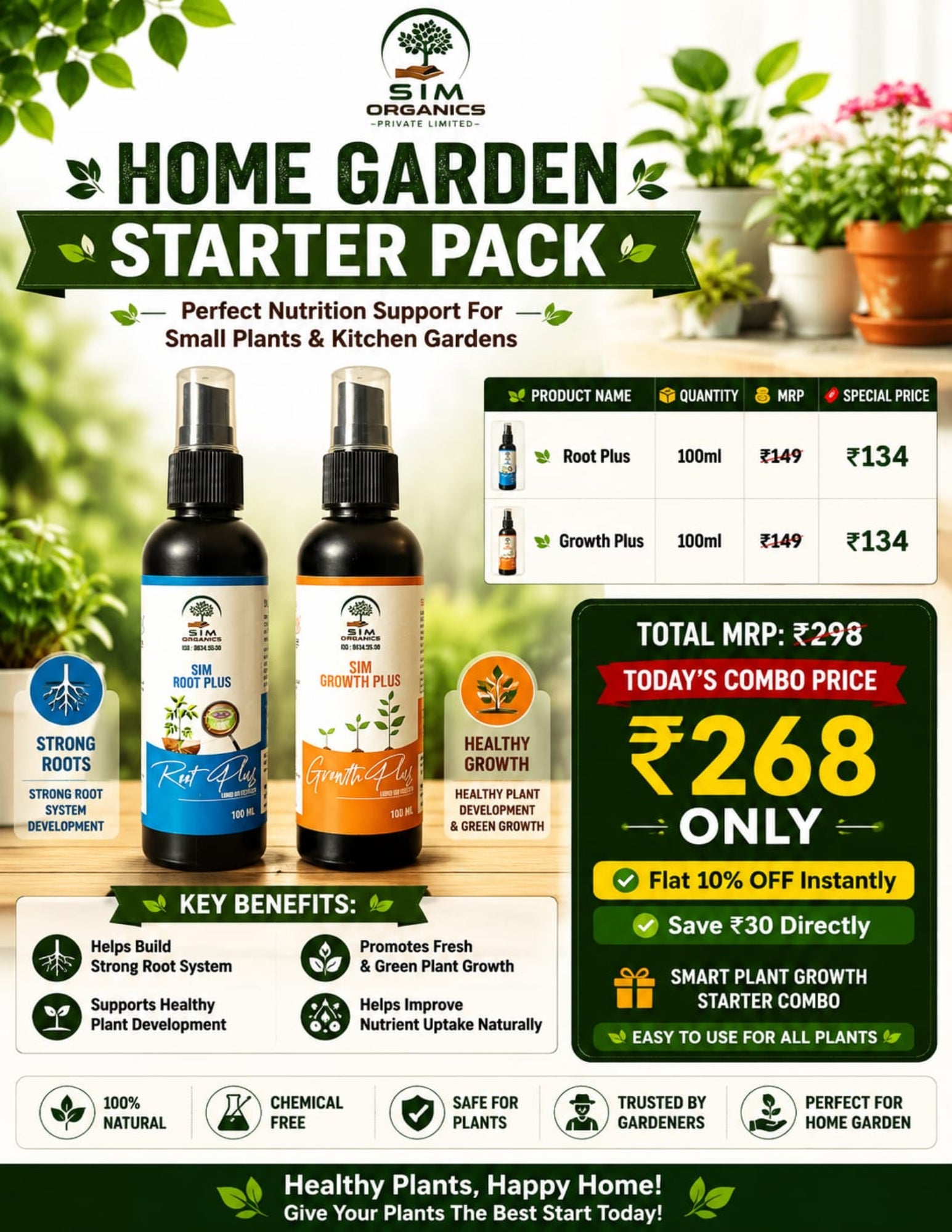 HOME GARDEN STARTER PACK