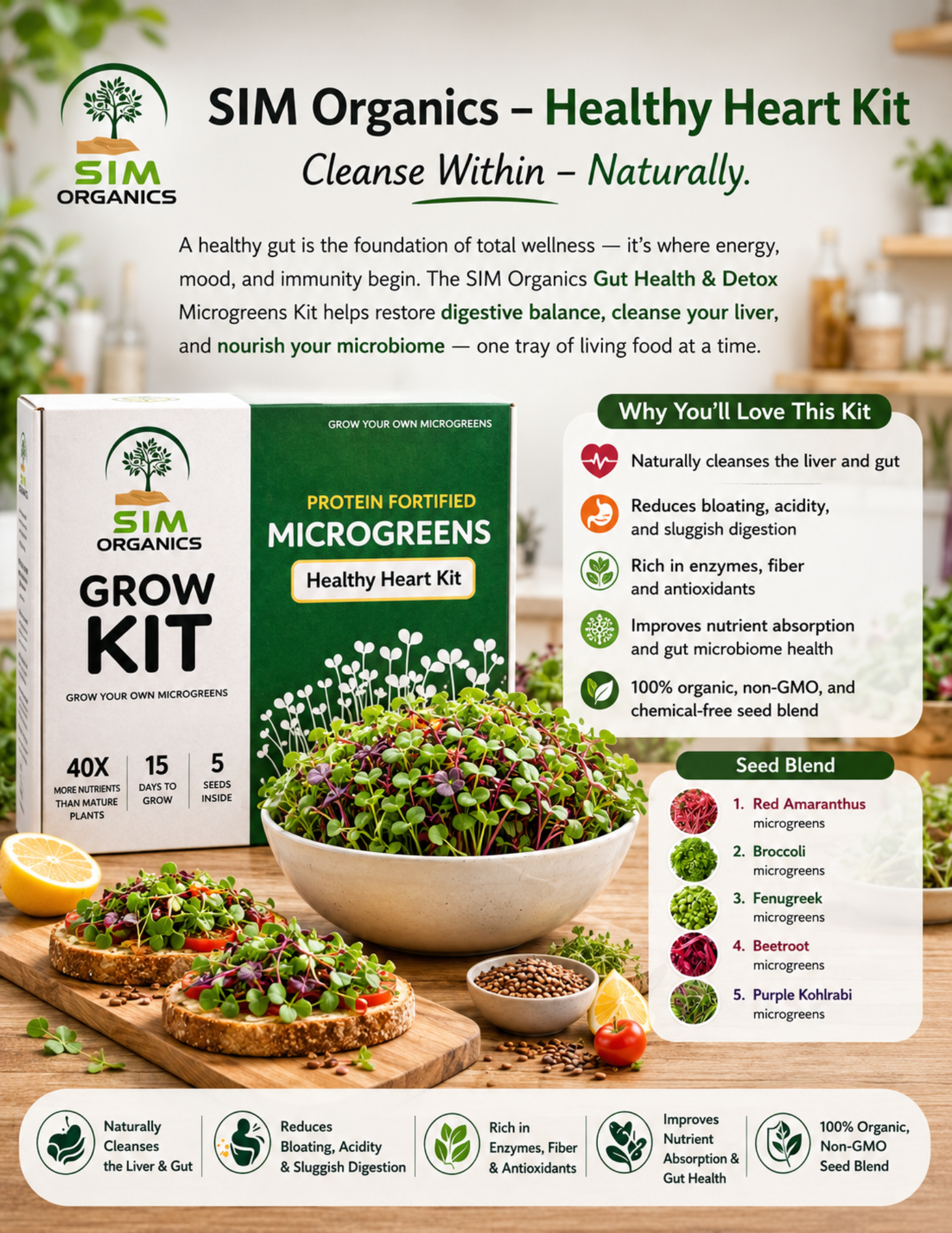  Healthy Heart Microgreens 