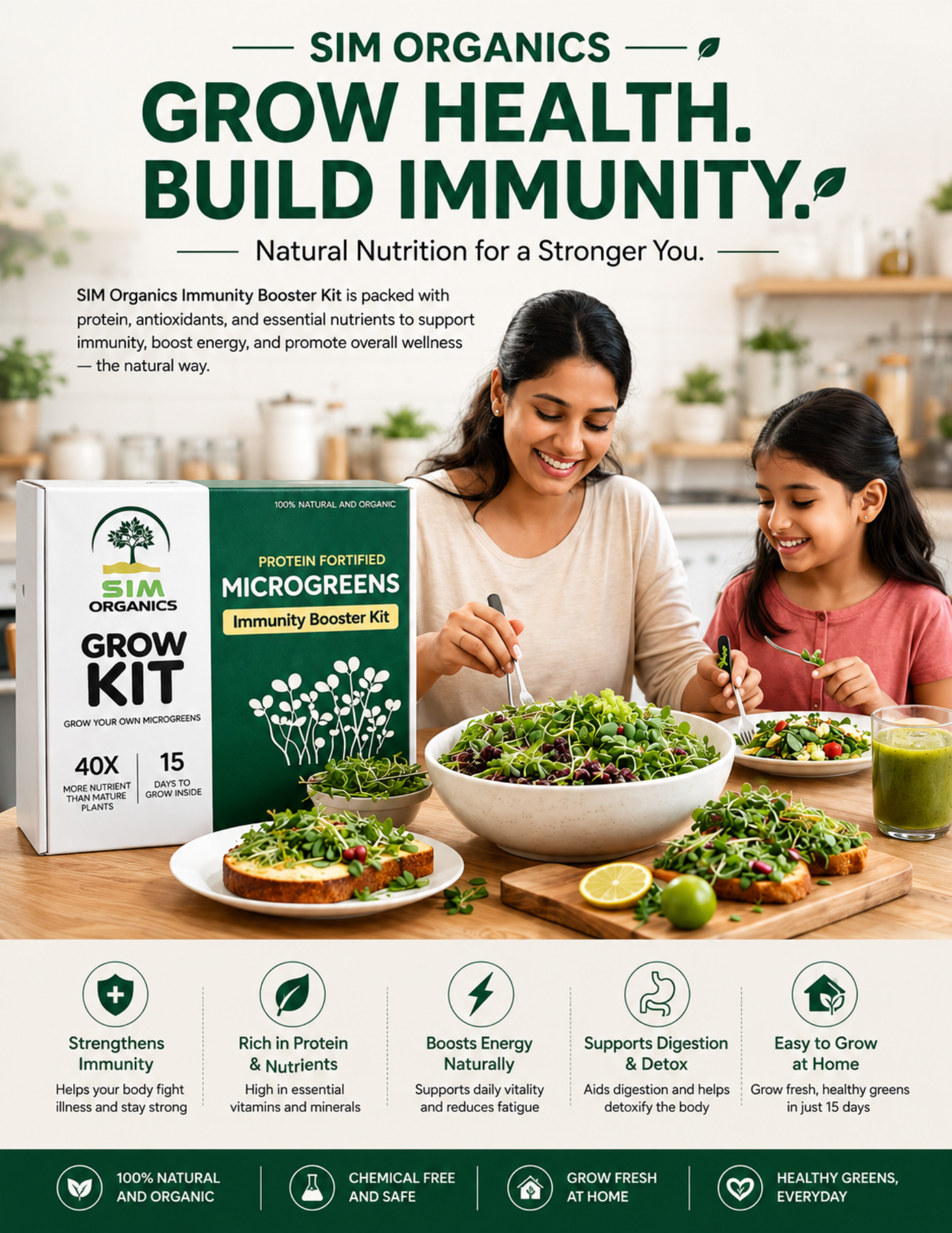 SIM – Immunity Booster Microgreens Kit