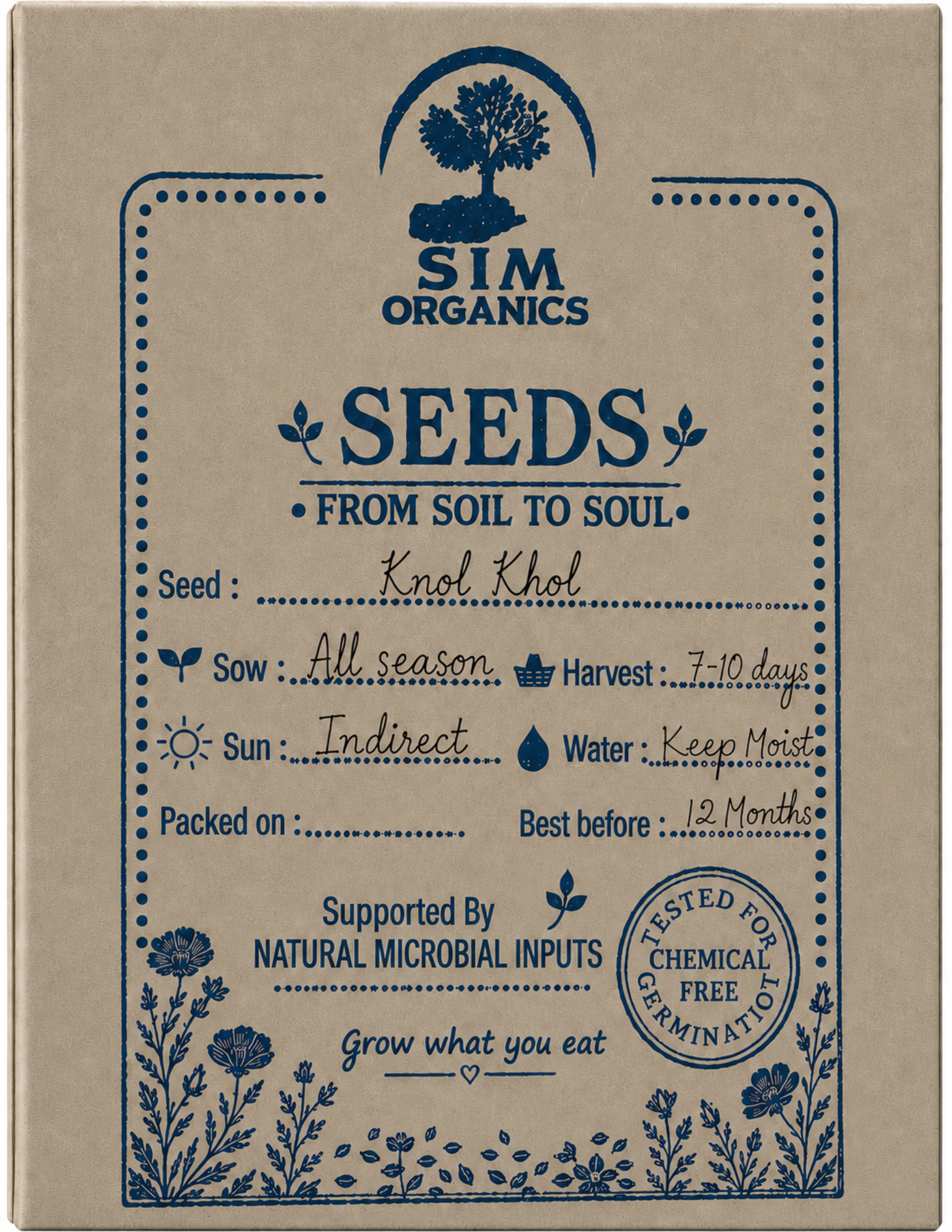 Knol Khol Microgreens Seeds