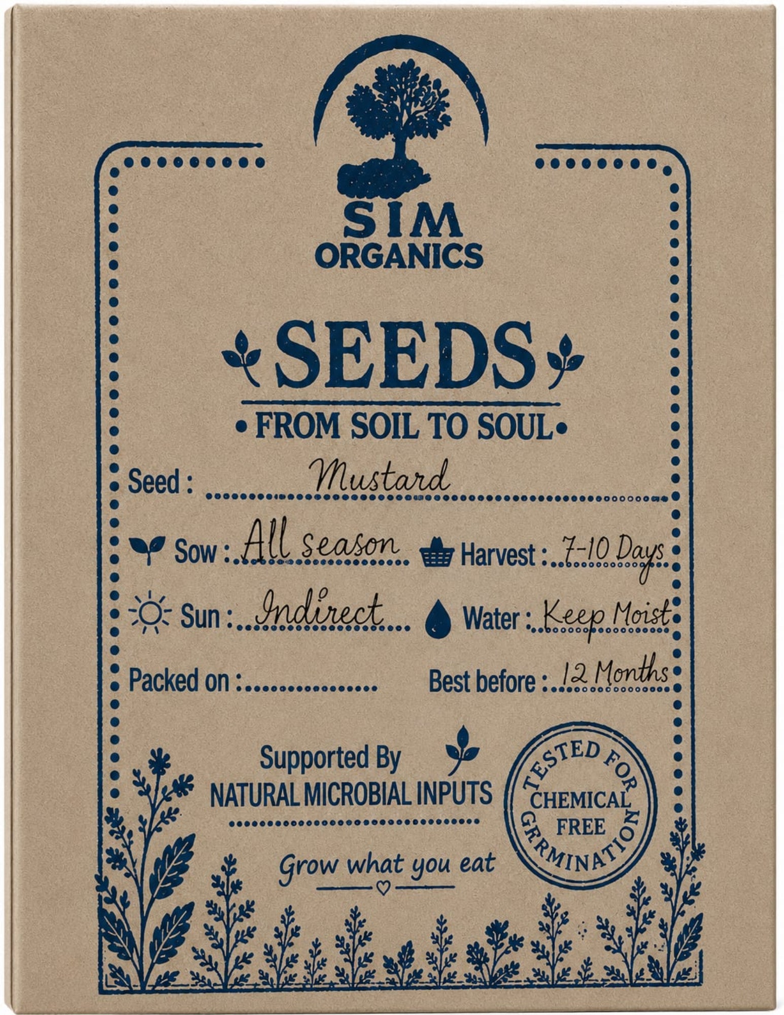 Mustard Microgreens Seeds