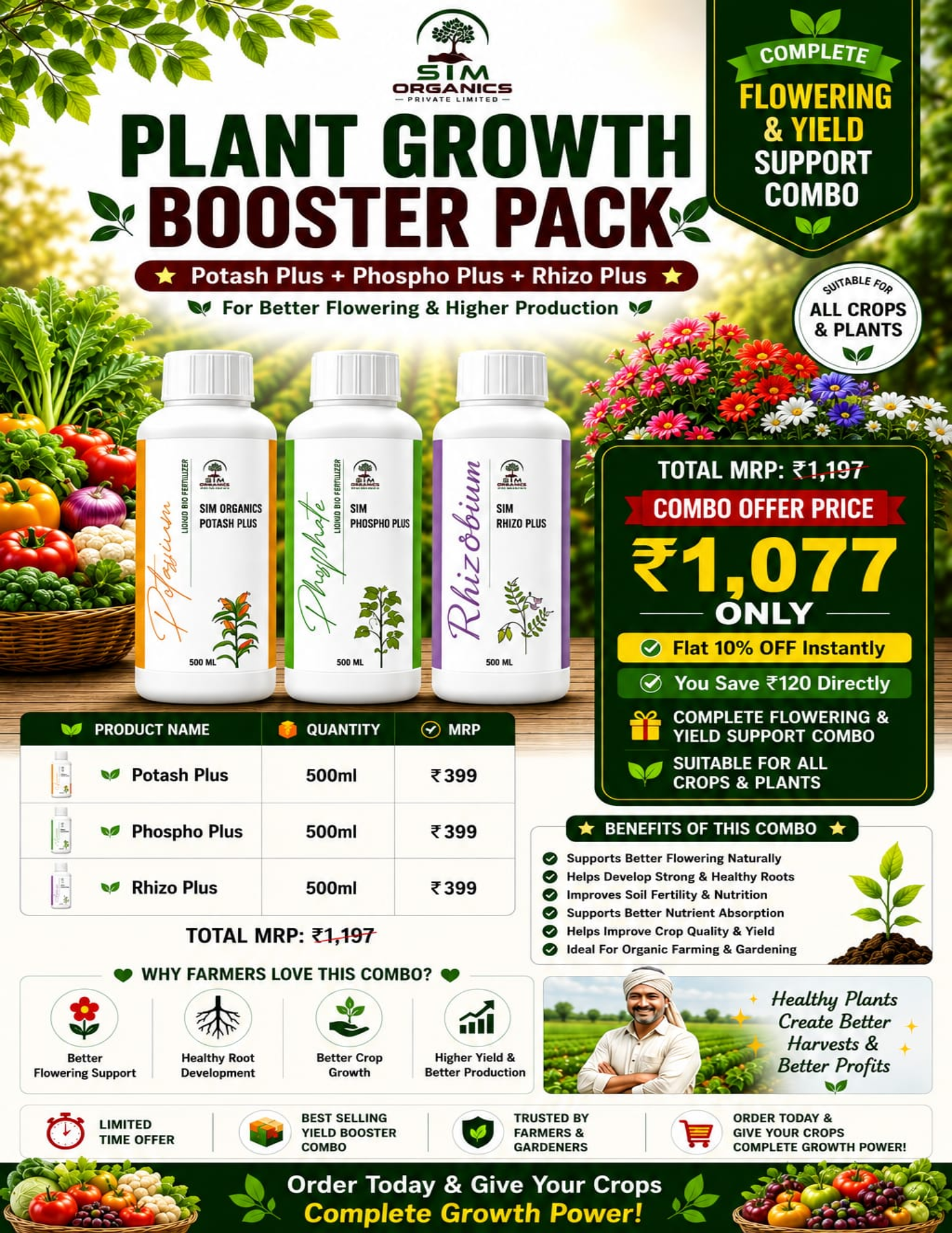 PLANT GROWTH BOOSTER PACK COMBO