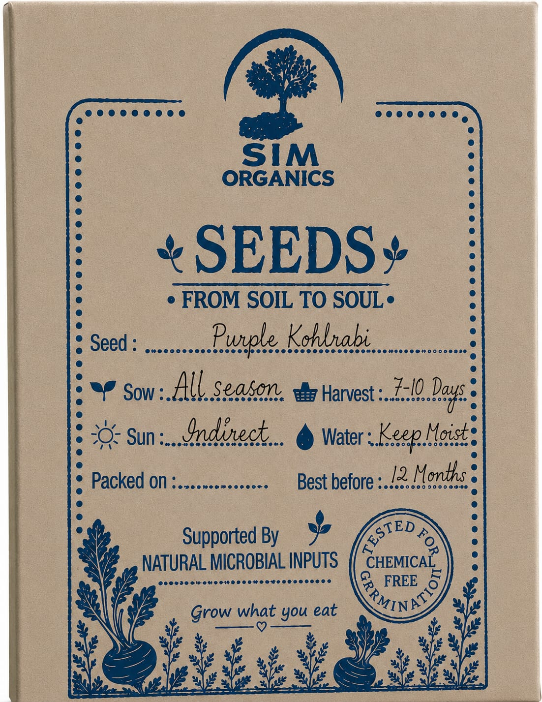 Purple Kohlrabi Seeds