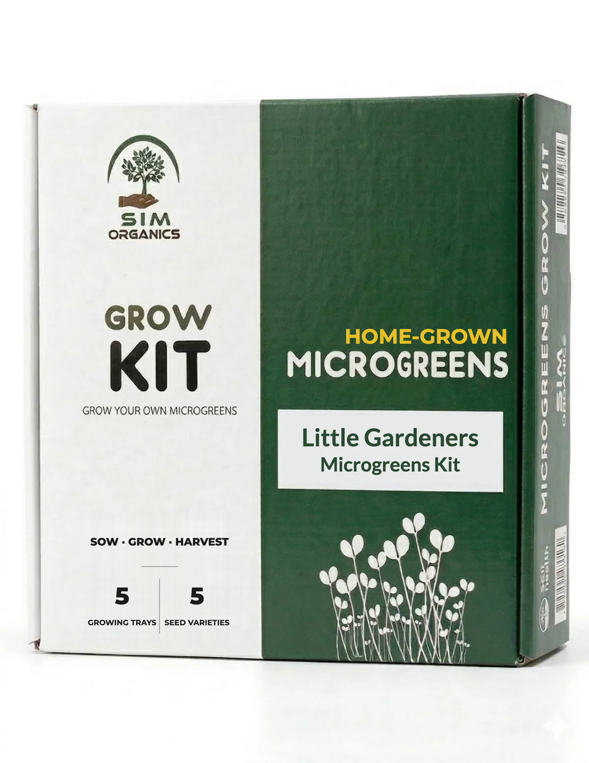 SIM Little Gardeners Microgreens Kit box