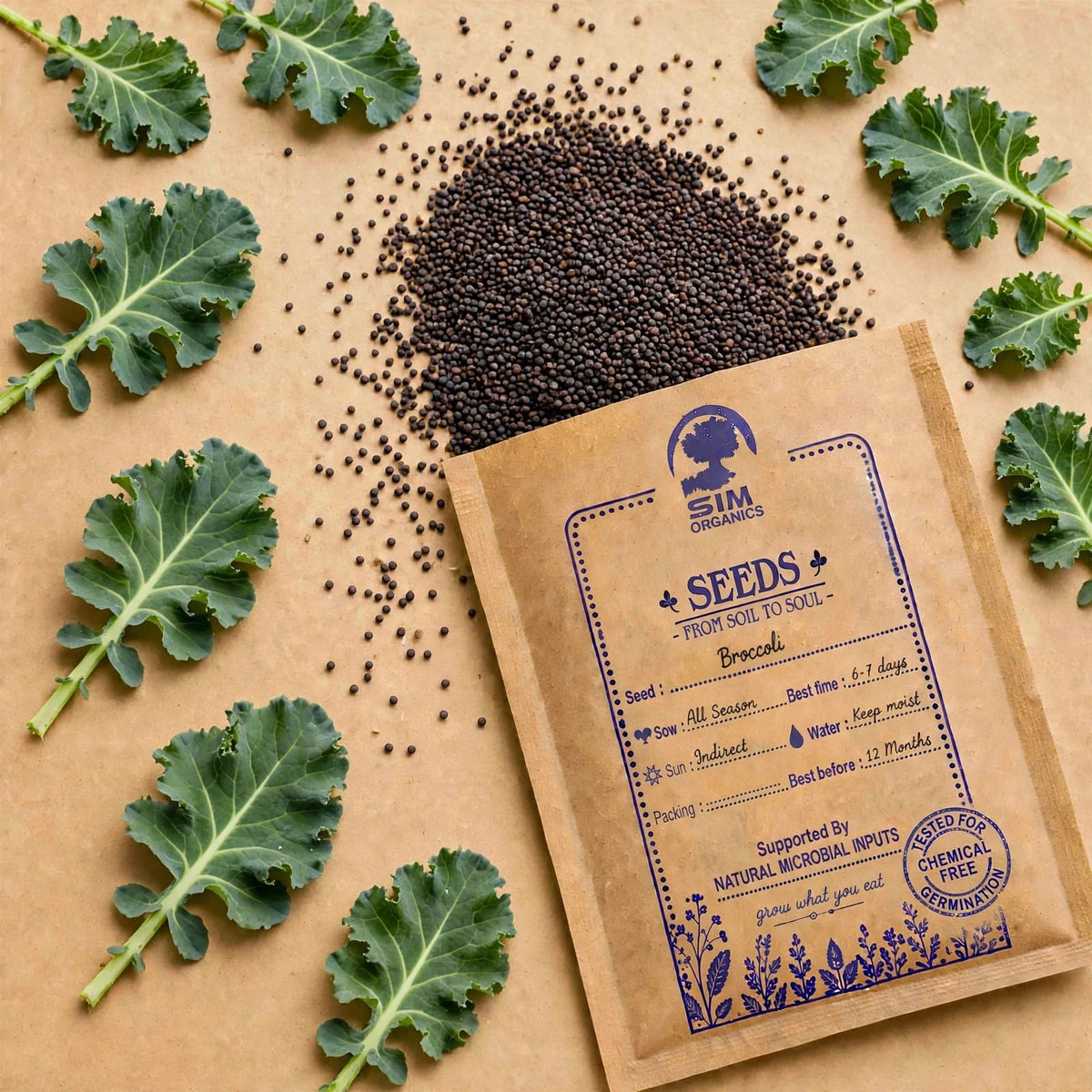 Broccoli Microgreen Seeds – SIM Organics