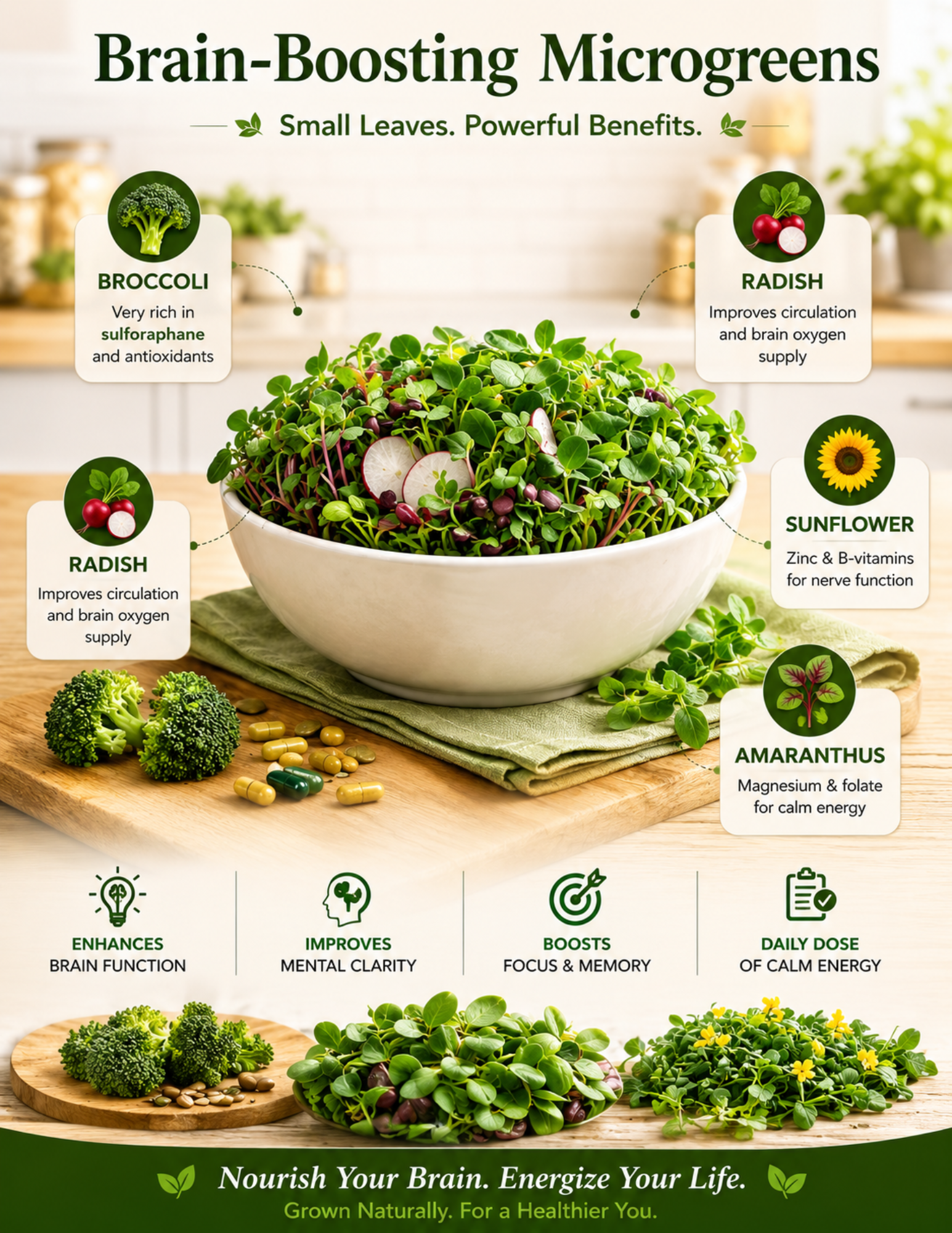 SIM – Brain Health & Focus Microgreens Kit