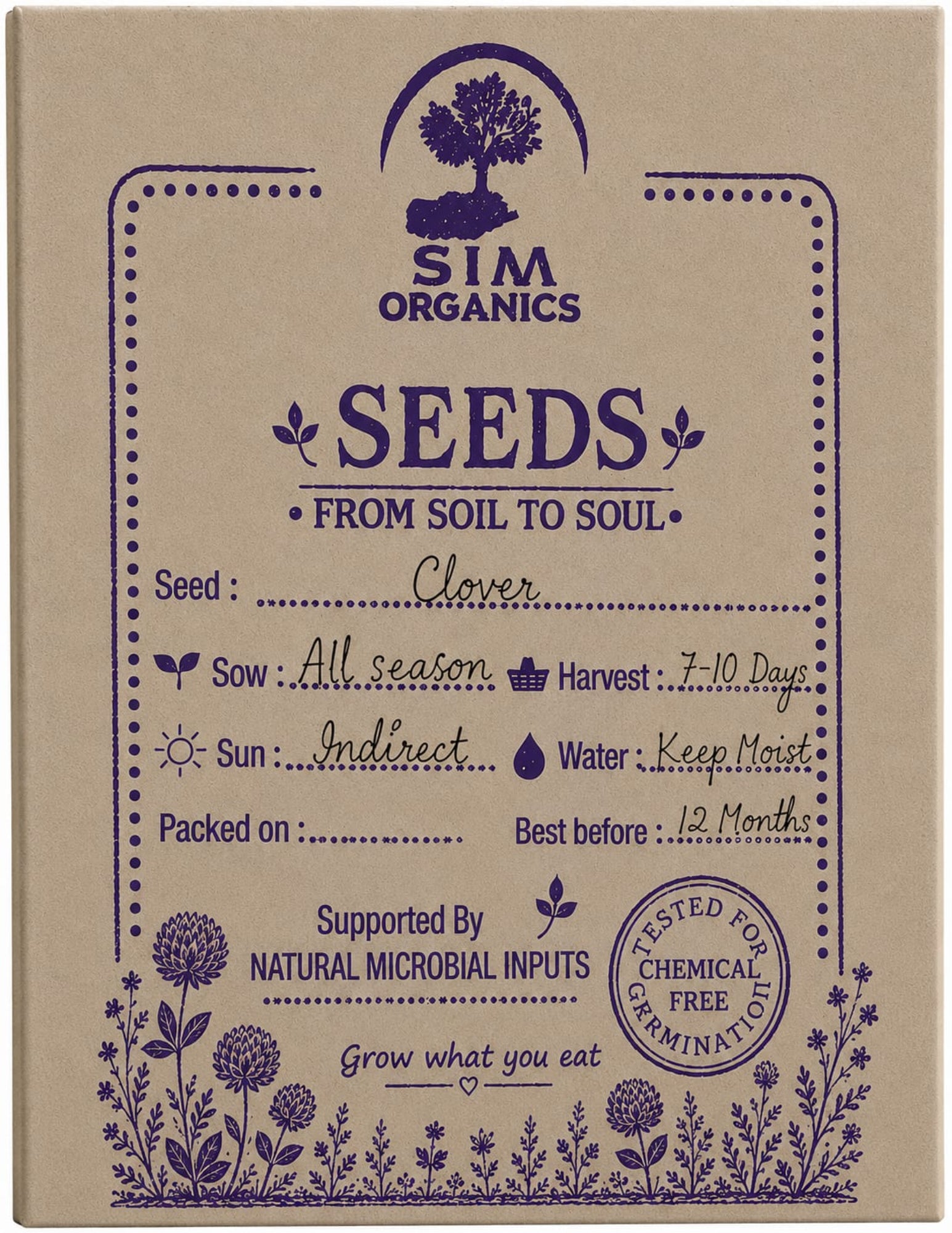 Clover Microgreens: