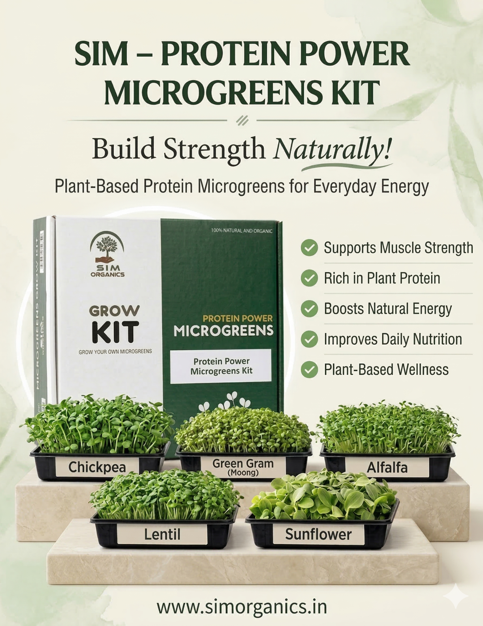 SIM – Kids Growth Microgreens Kit