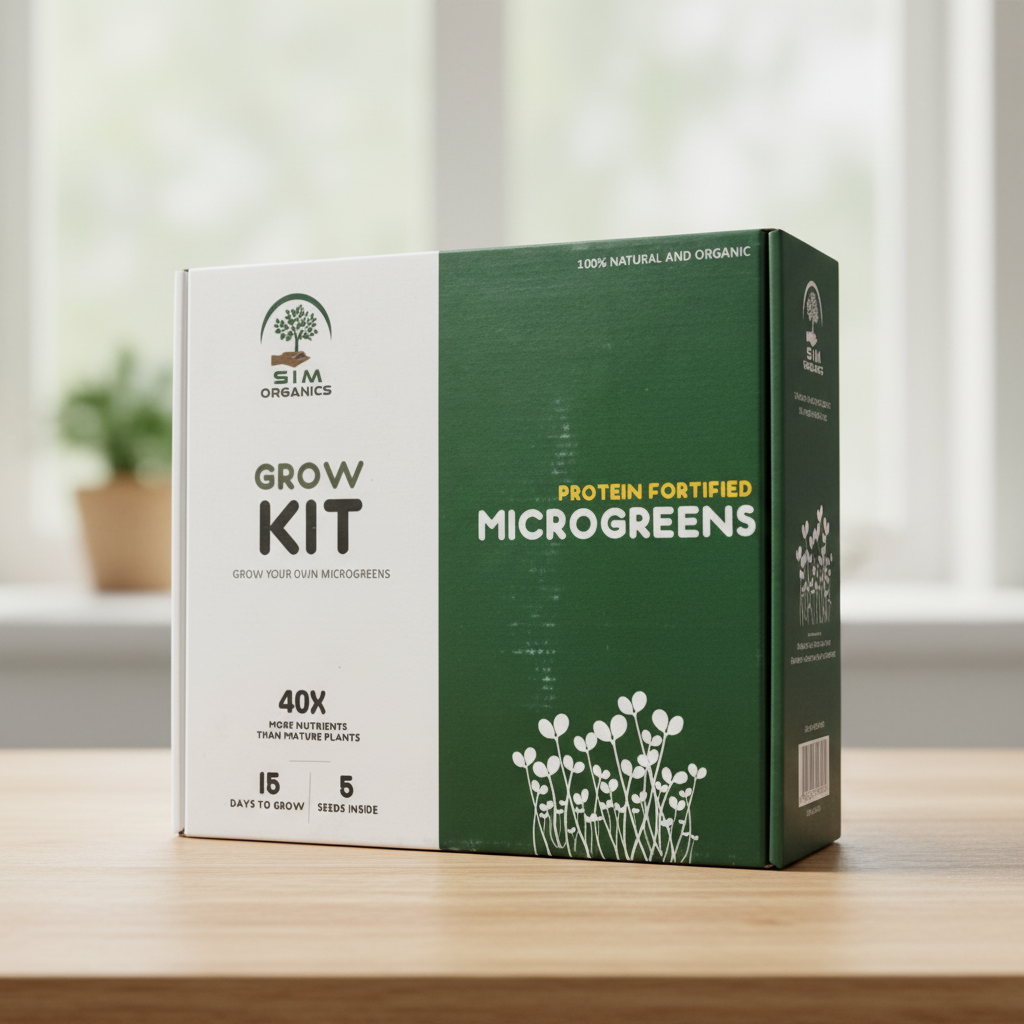 SIM Organics – Immunity Booster Microgreens Kit